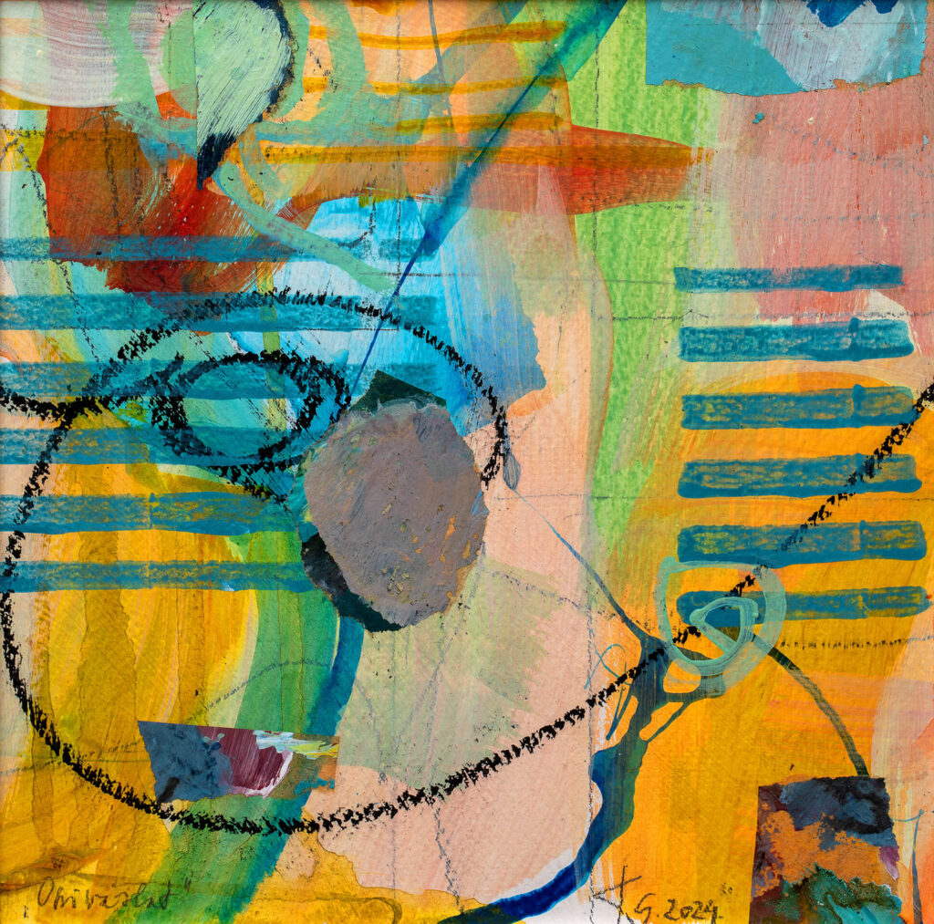 Kelecsényi Csilla Fluiditás kiállítás - Őszi vázlat